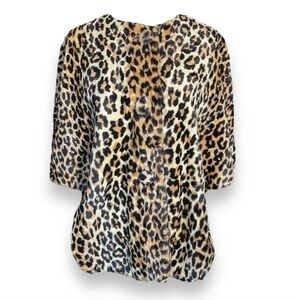 Vintage leopard cape